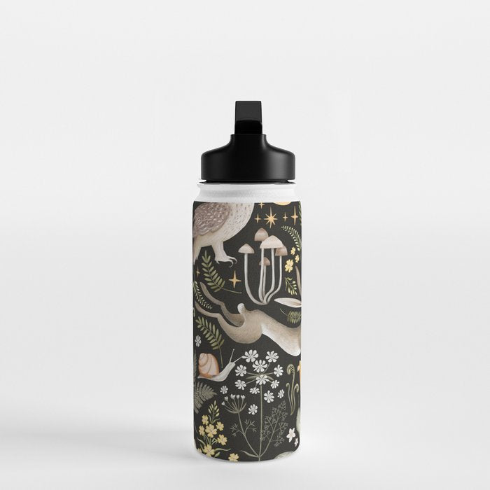 Enchanted Magical Midnight Forest II Water Bottle Gallery Image 3