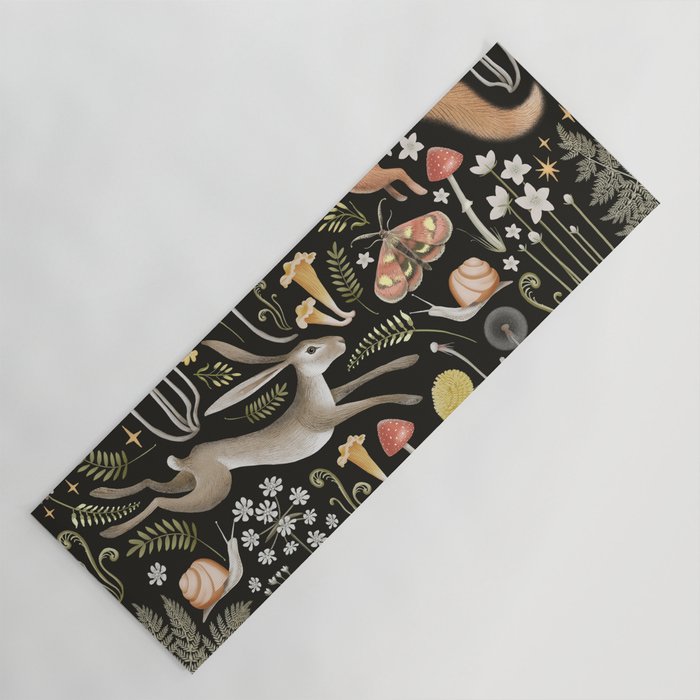 Enchanted Magical Midnight Forest II Yoga Mat Gallery Image 1