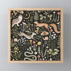 Enchanted Magical Midnight Forest II Mini Art Print Gallery Image 1