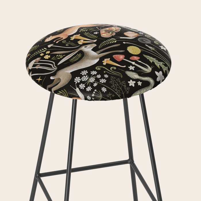 Enchanted Magical Midnight Forest II Stool Gallery Image 2