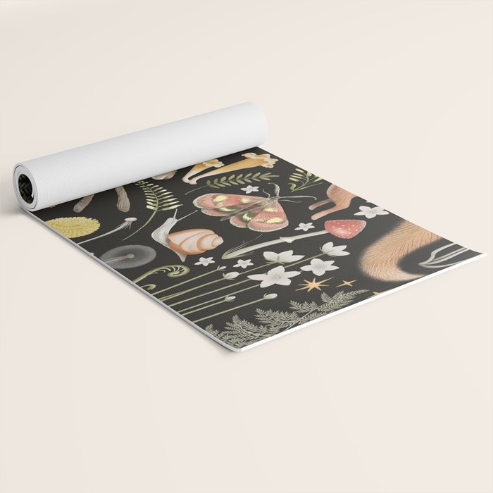 Enchanted Magical Midnight Forest II Yoga Mat Gallery Image 2
