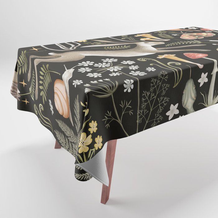 Enchanted Magical Midnight Forest II Tablecloth Gallery Image 1