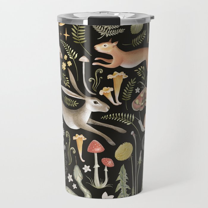 Enchanted Magical Midnight Forest II Travel Mug Gallery Image 1
