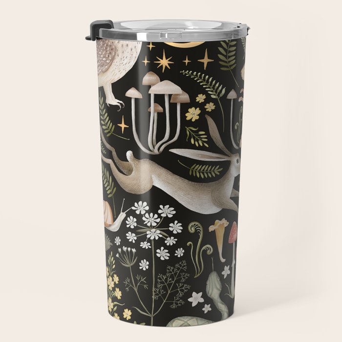 Enchanted Magical Midnight Forest II Travel Mug Gallery Image 3