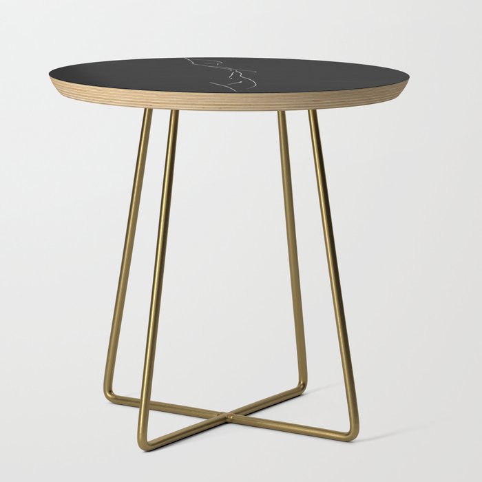 Minimal Line Drawing Figure Side Table Gallery Image 1