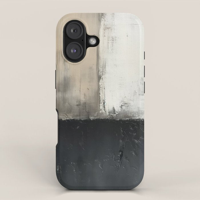 Neutral Abstract III iPhone Case Gallery Image 1