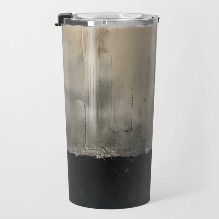 Neutral Abstract III Travel Mug Gallery Image 3