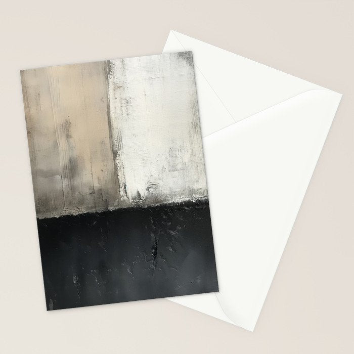 Neutral Abstract III Stationery Card Gallery Image 2