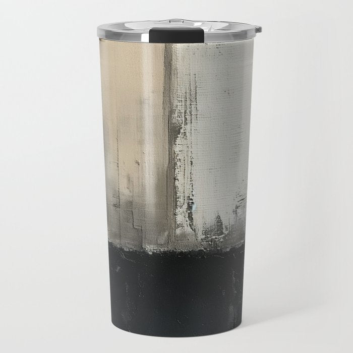 Neutral Abstract III Travel Mug Gallery Image 1