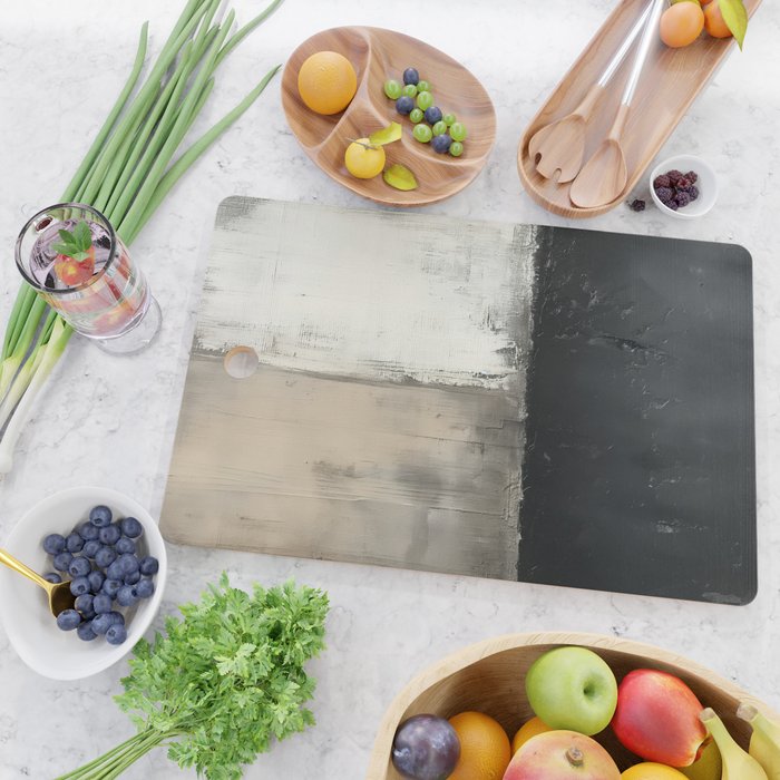 Neutral Abstract III Cutting Board Gallery Image 2