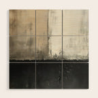 Neutral Abstract III Wood Wall Art Gallery Image 1