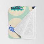 Hermit crab & starfish Throw Blanket Gallery Image 3