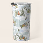 Winter wonderland illustration  Travel Mug Gallery Image 3