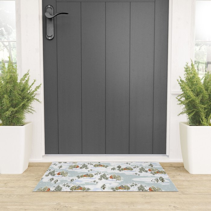 Winter wonderland illustration  Welcome Mat Gallery Image 3