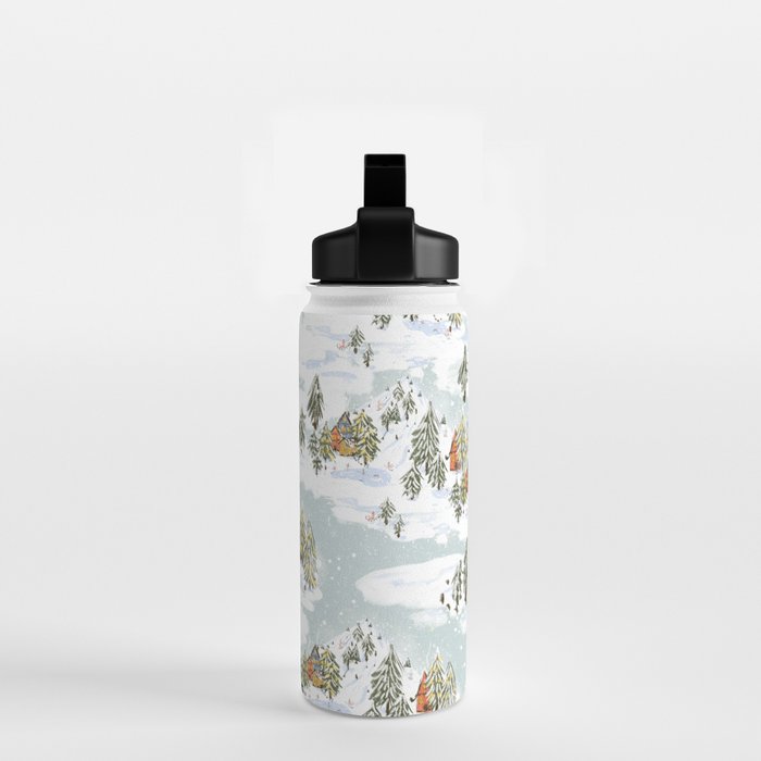 Winter wonderland illustration  Water Bottle Gallery Image 2