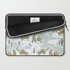 Winter wonderland illustration  Laptop Sleeve Gallery Image 2
