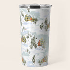 Winter wonderland illustration  Travel Mug Gallery Image 1