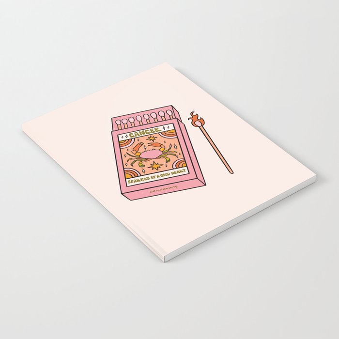Cancer Zodiac Matchbox Notebook Gallery Image 1