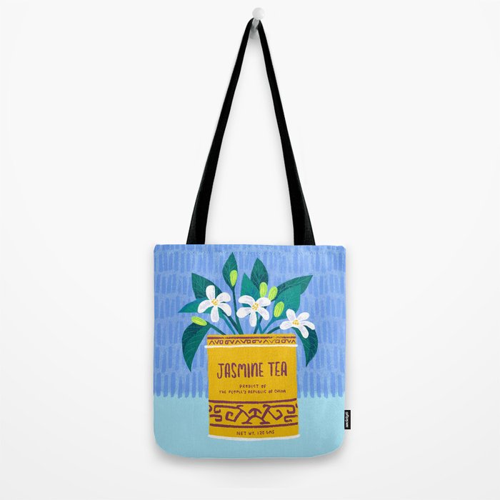 Jasmine Bouquet Florals Tote Bag Gallery Image 2