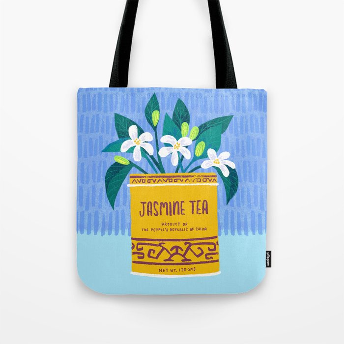 Jasmine Bouquet Florals Tote Bag Gallery Image 1