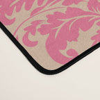 Vintage Pink Damask Pattern Desk Mat Gallery Image 4