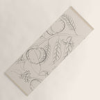 Peaches - Line Art 2 Yoga Mat Gallery Image 1