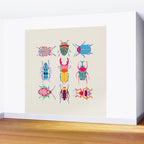 Vibrant Beetles Wall Mural Gallery Image 2