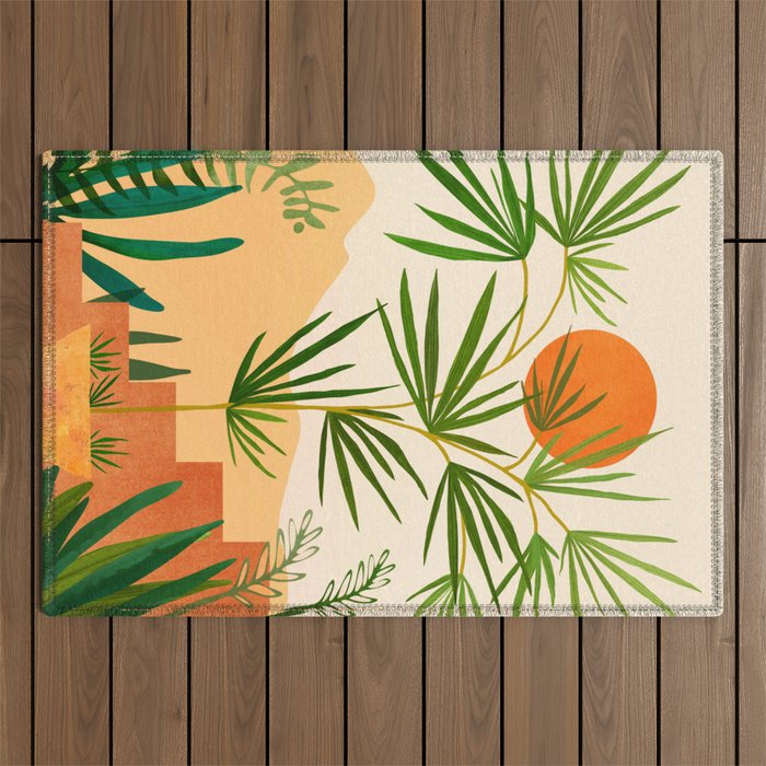 Harvest Moon Landscape Outdoor Rug Gallery Image 1