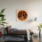 Aries Peace Sign Wood Wall Art Gallery Image 2