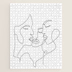 Line Faces 01  Jigsaw Puzzle Gallery Image 1