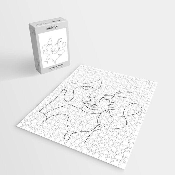 Line Faces 01  Jigsaw Puzzle Gallery Image 2