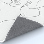 Line Faces 01  Rug Gallery Image 4