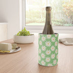 Retro Daisy Flower in Green Wine Chiller Gallery Image 4