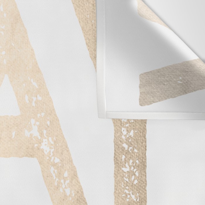 Stay Wild White Gold Quote Wall Tapestry Gallery Image 3