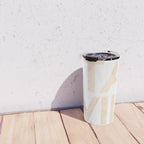 Stay Wild White Gold Quote Travel Mug Gallery Image 4