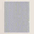 Blue And Cream Striped Jigsaw Puzzle Gallery Image 1