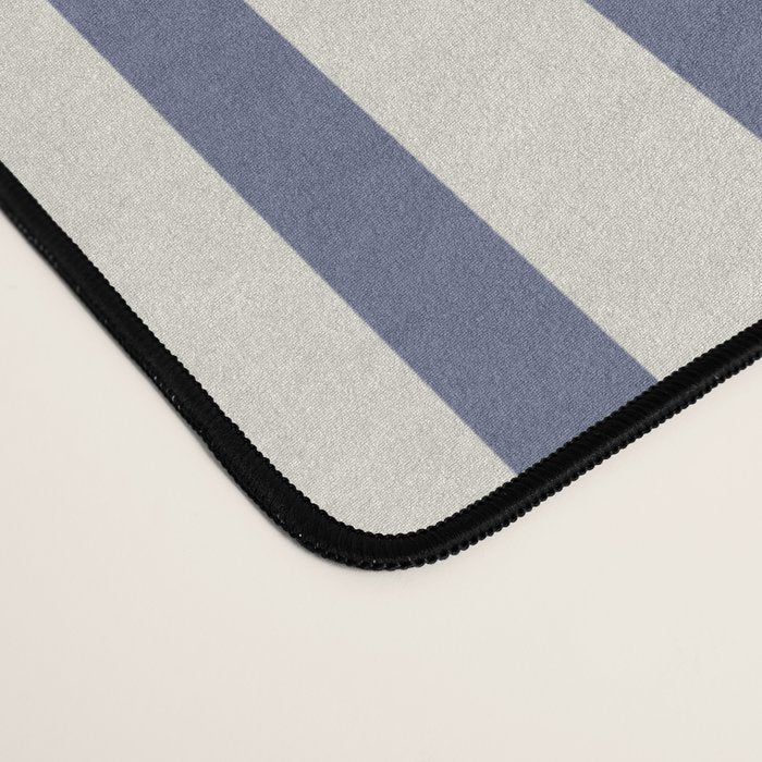 Blue And Cream Striped Desk Mat Gallery Image 4