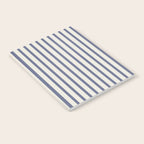 Blue And Cream Striped Notebook Gallery Image 2
