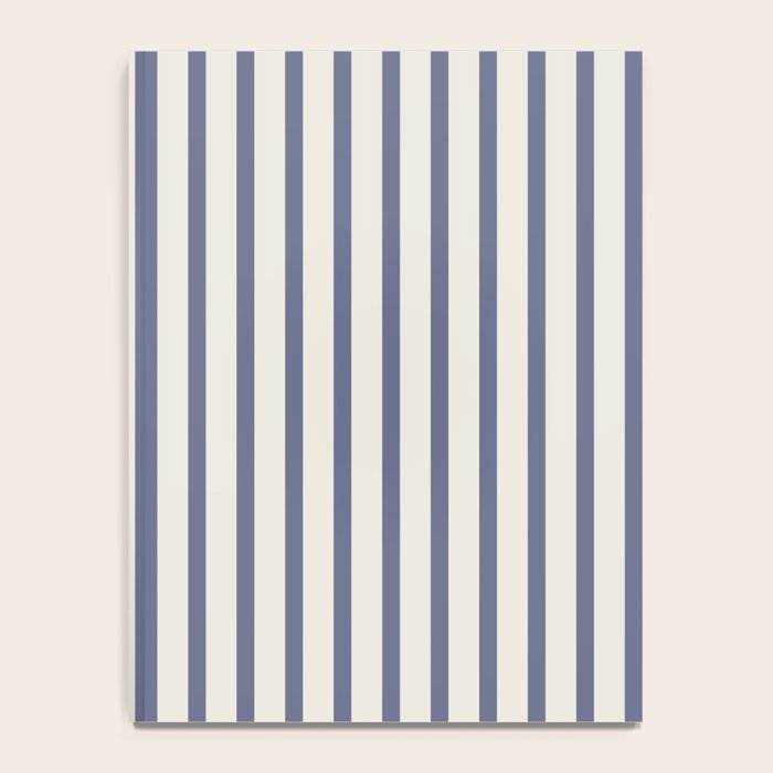 Blue And Cream Striped Notebook Gallery Image 4