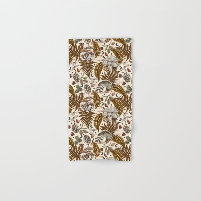 Mushrooms in moon forest A Bath Towel Gallery Image 1