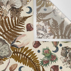 Mushrooms in moon forest A Wall Tapestry Gallery Image 3