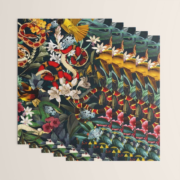 Birds and Snakes II Wrapping Paper Gallery Image 3