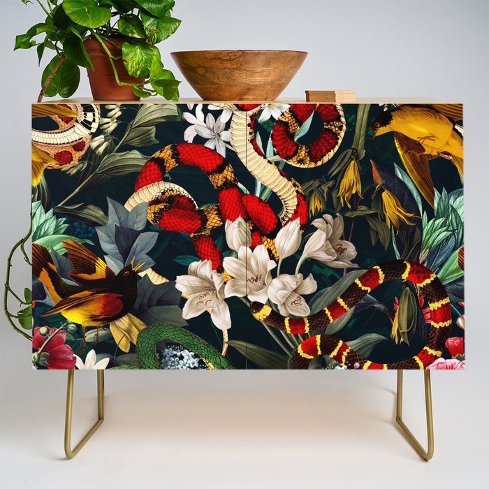 Birds and Snakes II Credenza Gallery Image 1