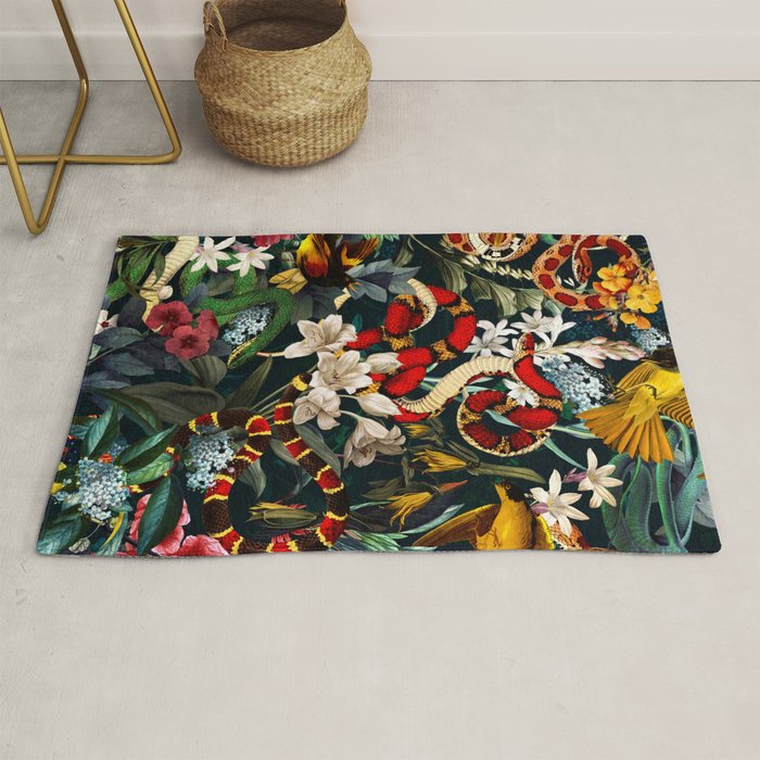 Birds and Snakes II Rug Gallery Image 1