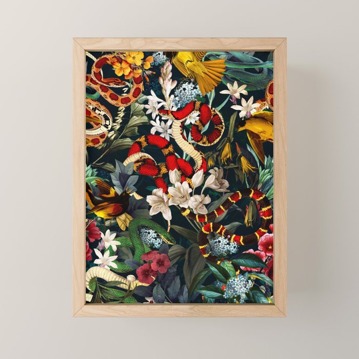 Birds and Snakes II Mini Art Print Gallery Image 1
