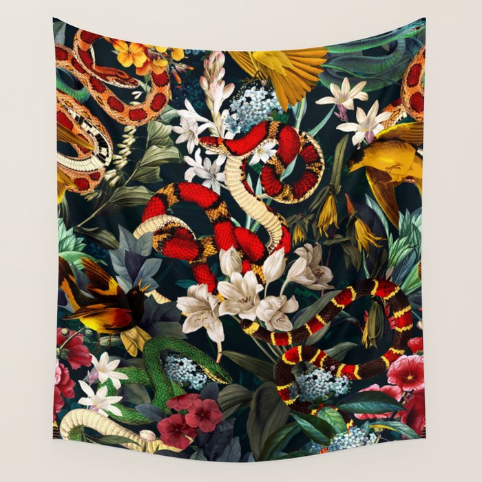 Birds and Snakes II Wall Tapestry Gallery Image 4