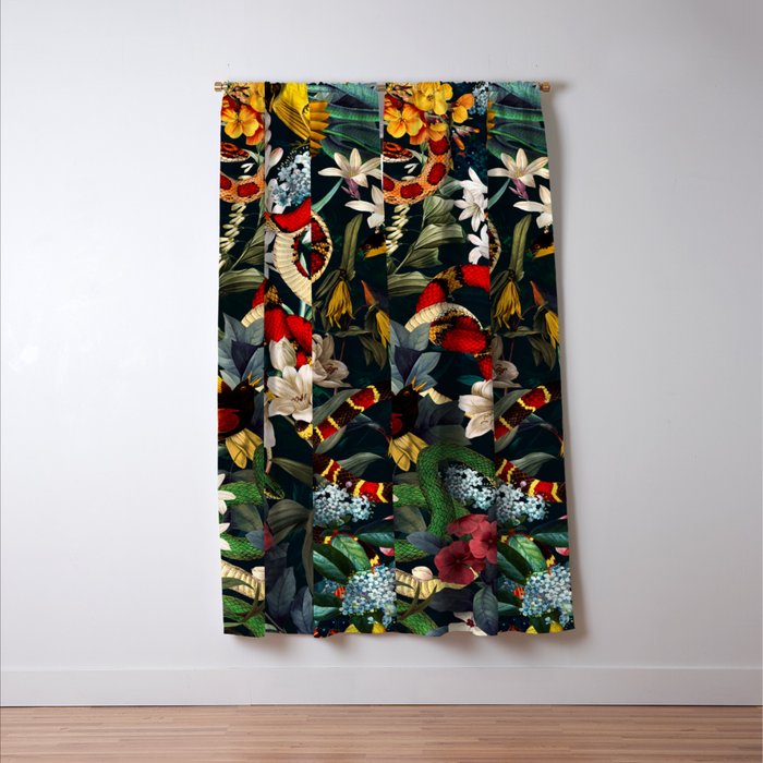 Birds and Snakes II Window Curtain Gallery Image 3