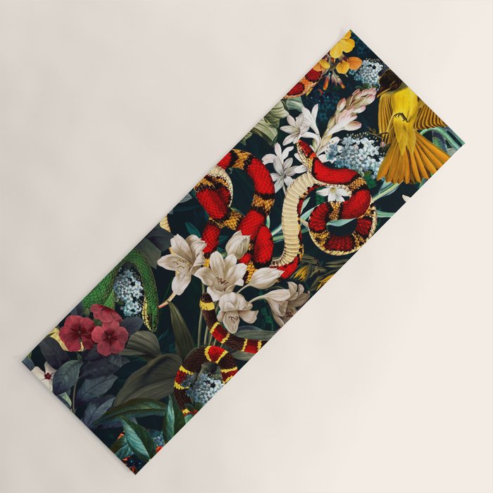 Birds and Snakes II Yoga Mat Gallery Image 1