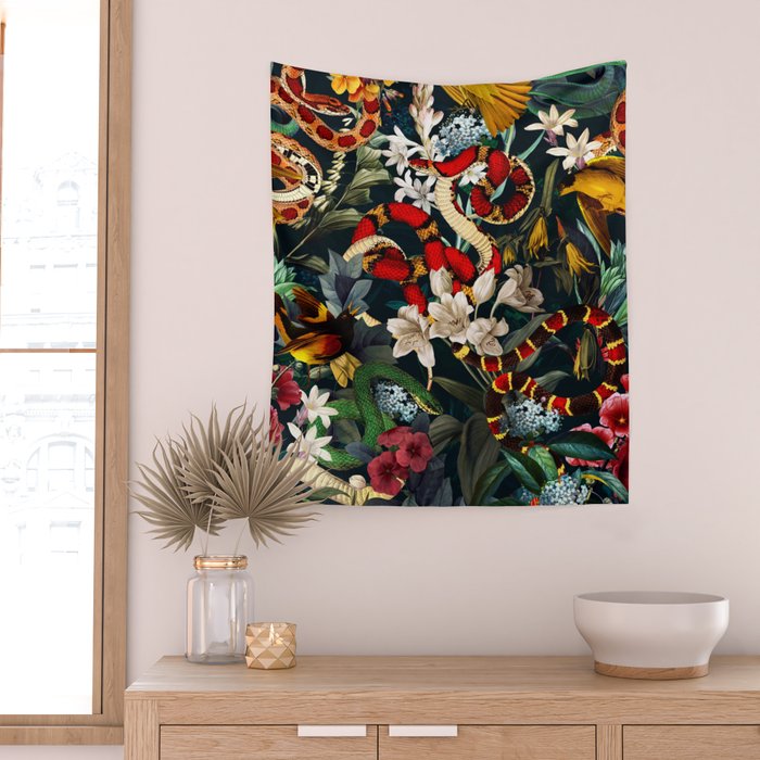 Birds and Snakes II Wall Tapestry Gallery Image 2
