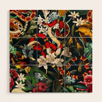 Birds and Snakes II Wood Wall Art Gallery Image 1